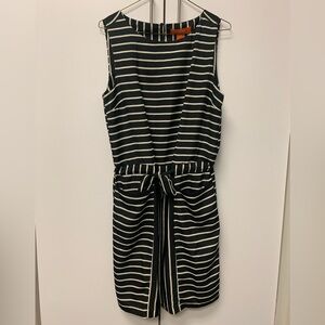 Black and White Striped Dress